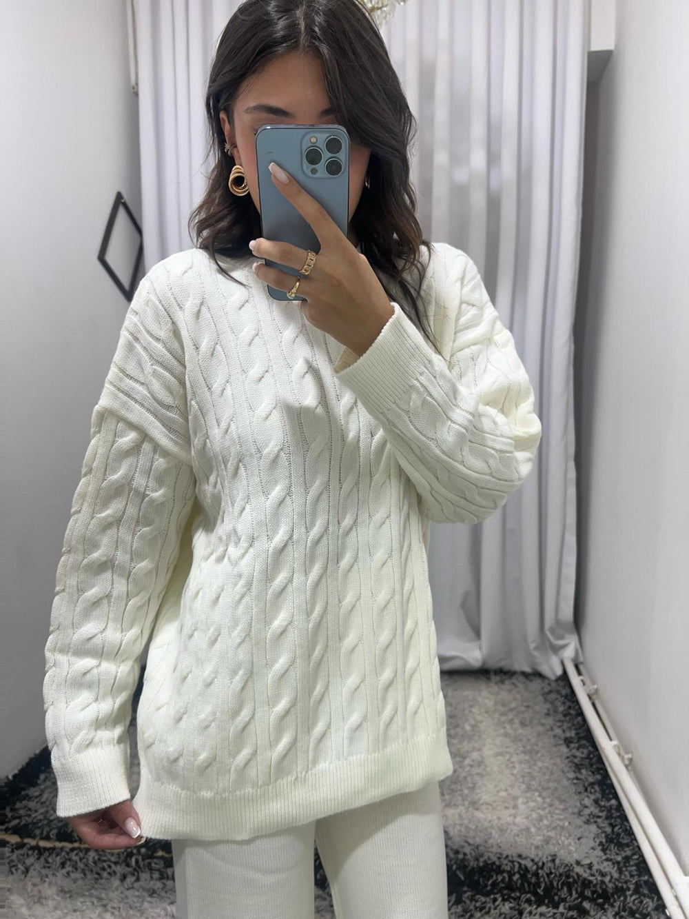 Örgü Desenli Takım